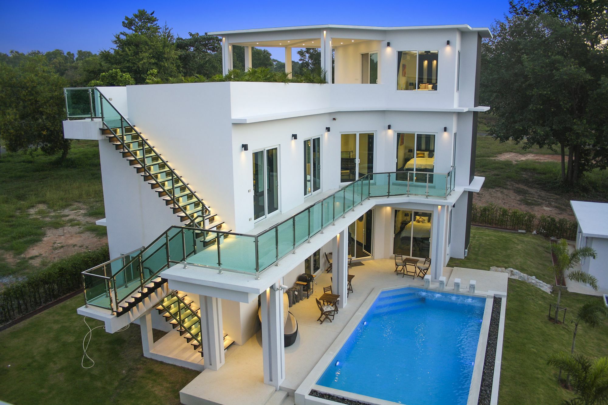 Green View Villas Bang Lamung Bagian luar foto