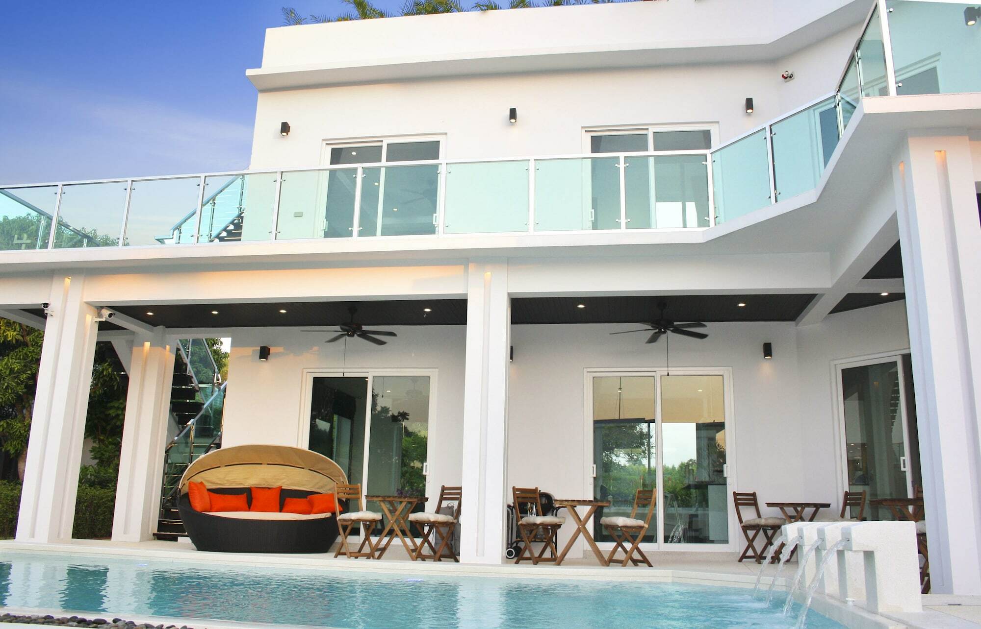 Green View Villas Bang Lamung Bagian luar foto